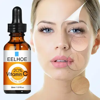 

20% VC Liquid Serum Anti-aging Whitening VC Essence Oil Facial Serum Hyaluronic Acid Anti-wrinkle Face Serum 30ml