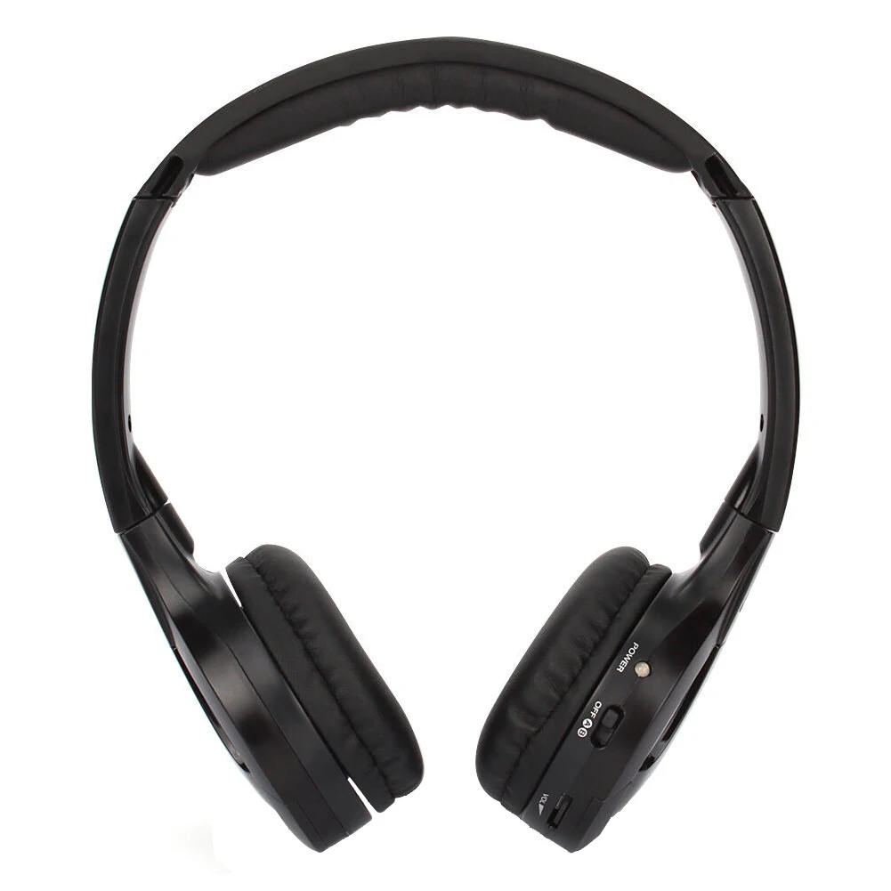 Stereo Music Dual Channel Universal Travel Wireless DVD Player Over Ear Driving Headphone Infrared Audio Cable Comfortable Car |