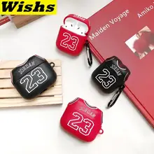 3D Jordan 23 Баскетбол одеть наушники гарнитуры интимные аксессуары силиконовый защитный чехол для Airpods беспроводной Bluetooth сумки для гарнитур