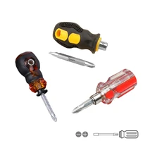 1/" мини отвертка с прорезями Phillips отвертки для Diy Ремонтные инструменты магнитный держатель бит Destornillador Magnetico Tornavida