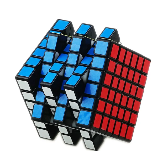 Qiyi Magic Speedcube Black Sticker 6x6x6 7x7x7 Cube Magic 4x4 5x5 6x6 7x7 Speed Puzzle Educational Toy Children Version 2 2
