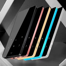 Jogador mp4 com chave do toque do orador de bluetooth incorporado 8gb 16gb walkman portátil de alta fidelidade com leitor de música da gravação de rádio de fm