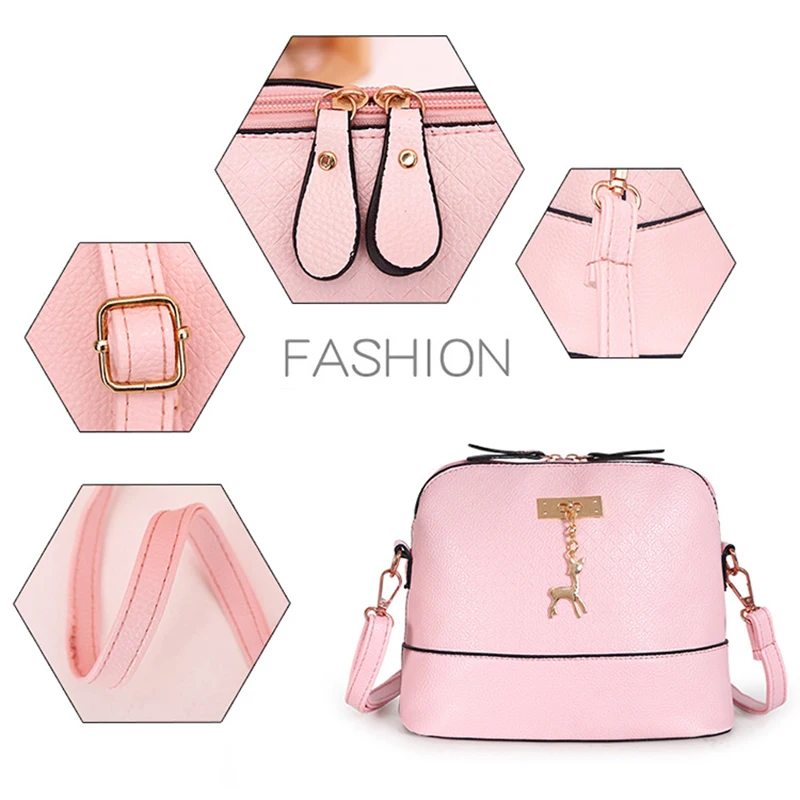 Driga HOT SALE!2019 Women Messenger Bags Fashion Mini Bag With Deer Toy Shell Shape Bag Women Shoulder Bags handbag