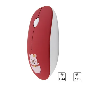 

Pink Cute Animal Pattern Computer Mouse Wireless Girl Office Mouse Gaming Mouse Optical Fashion Mini Mouse for Apple Laptop