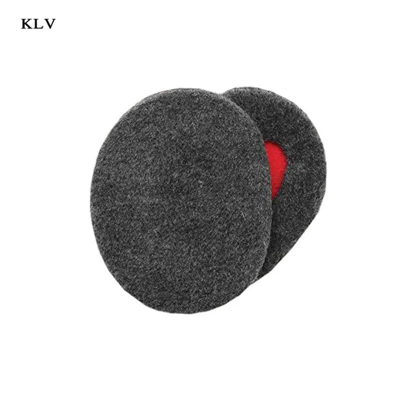 Gray 2 шт./пара для взрослых унисекс зимние Утепленные Хлопковые Штаны Earbags длинная узкая юбка грелки уха сплошной Цвет с леопардовым принтом ветрозащитные наушники 12 Цветов - Цвет: Gray