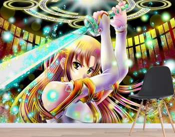 

[Self-Adhesive] 3D Sword Art Online 841 Japan Anime Wall Paper mural Wall Print Decal Wall Murals Belly