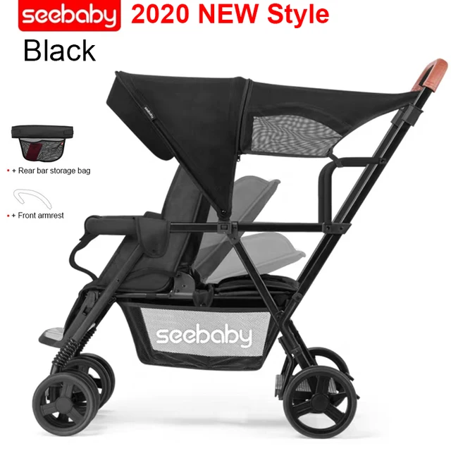 seebaby double stroller