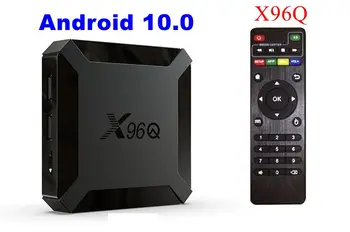 

20pcs Android 10.0 TV Box X96Q 4K Allwinner H313 Quad Core 1G 8G 2G 16G 2.4G Wifi Netflix Youtube H.265 Smart Media Player