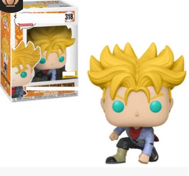 Funko pop Dragon Ball Z Dead Yamcha PORUNGA Супер Саян Гоку Golden Frieza большое Вегета Виниловая фигурка Коллекционная модель игрушка - Цвет: 318
