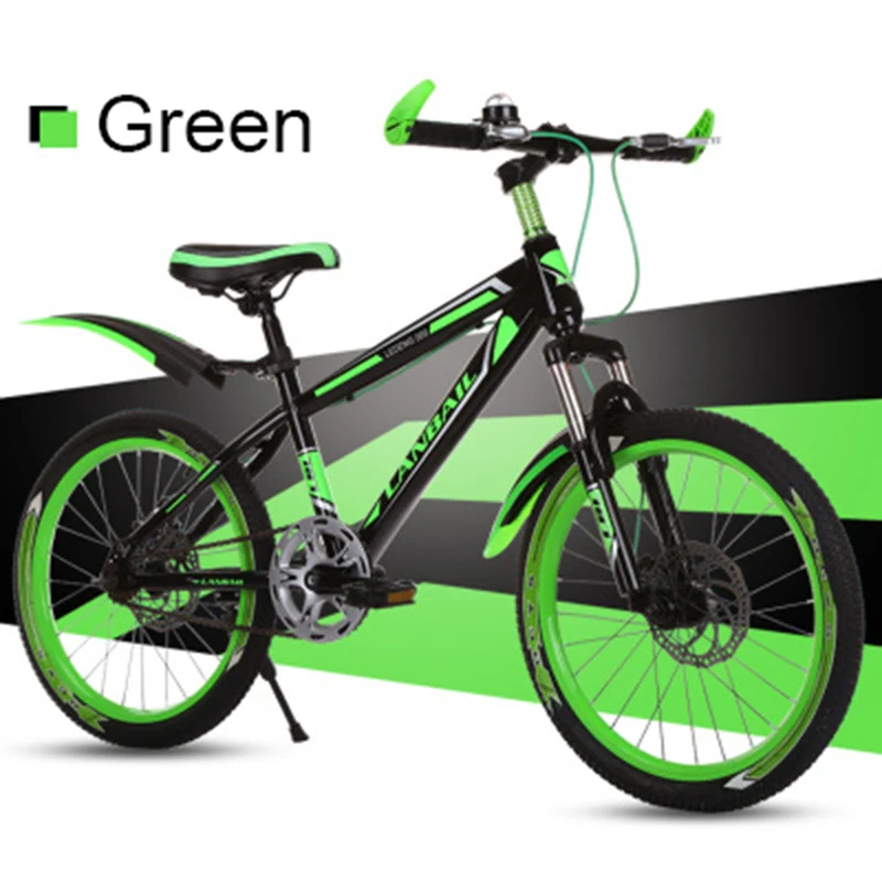 Bicycles High-Grade Mountain Bike 18-Inch Shock Absorber Two-Disc Brake Children's Bicycle Bicycle Road Bicycle