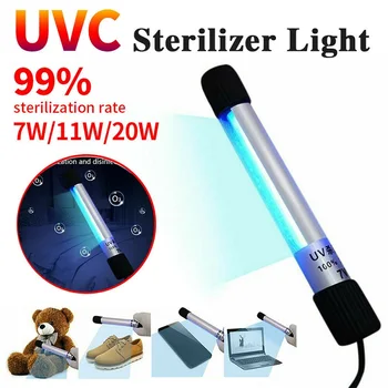 

Portable Handheld UV Sterilizer Light Tube 7W/11W Germicidal Sterilizer Light Tube 110V Disinfection Bactericidal Lamp