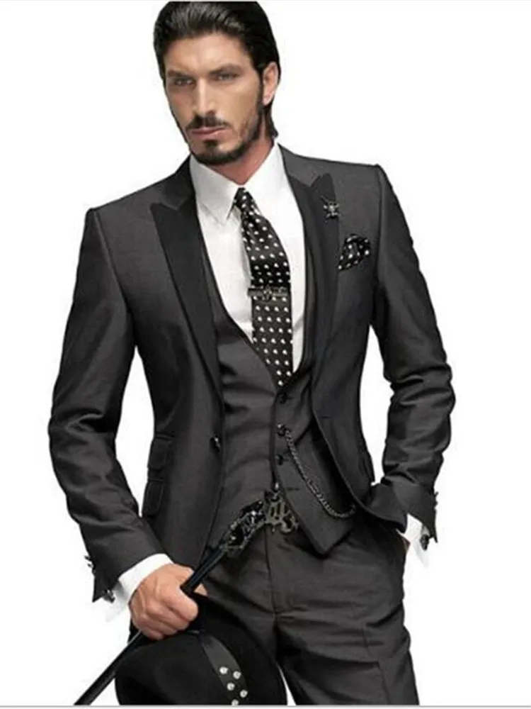 Классический мужской костюм Smolking Noivo Terno Slim Fit Easculino вечерние костюмы для мужчин Высокое качество Блейзер на заказ