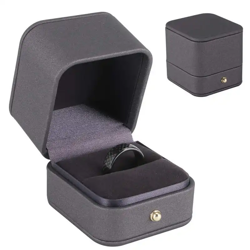 CARBON FIBER CAR SMART FINGER KEY RING WITH BOX FIT FOR TESLA MODEL 3 / X / S / Y ALL YEAR NEW