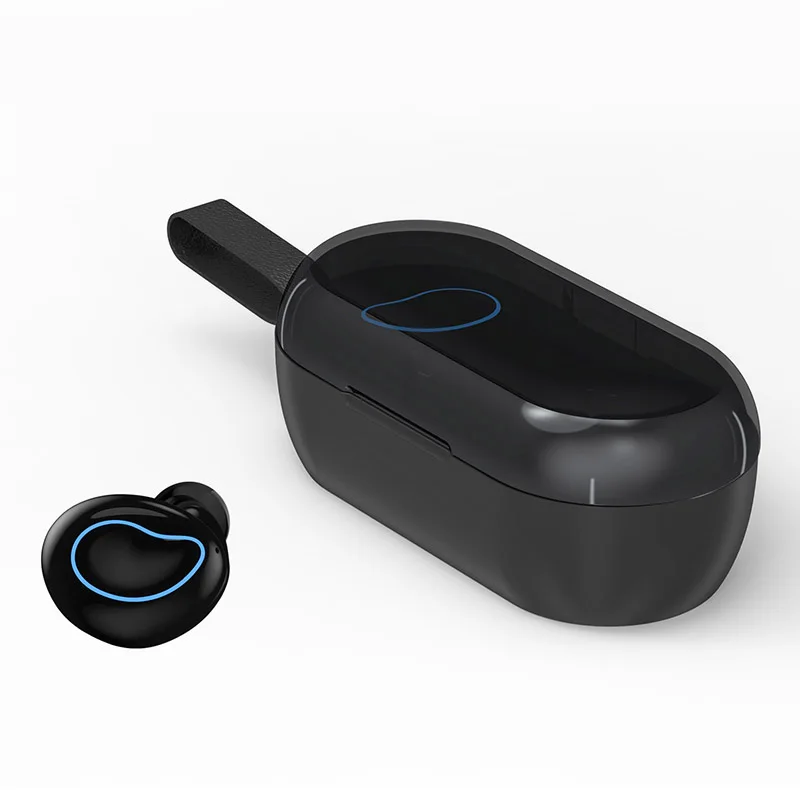 Bluetooth 5,0 беспроводные наушники HD Аудио гарнитура 5,0 в ухо стерео HD звук громкой связи вызов IPX5 400 мАч батарея коробка зарядка