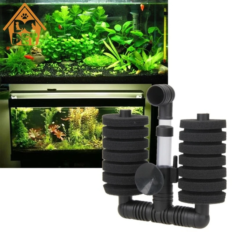 

Aquarium Filter Fish Tank Air Pump Skimmer Biochemical Sponge Filter Aquarium Filtration Filter Aquatic Aquarium Accessories