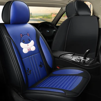 

Full Coverage Eco-leather auto seats covers PU Leather Car Seat Covers for lada44vu pickuptrucktotal datsun mido ondo