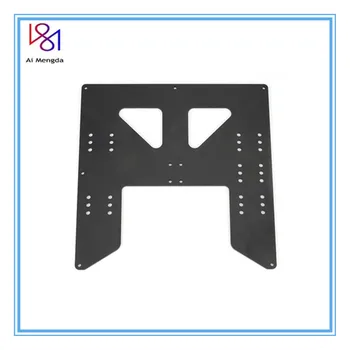 

3pcs Black Anet A8 A6 3D Printer Upgrade Y Carriage Anodized Aluminum Plate For A8 A6 Hotbed Support For Anet A8 I3 3D Printers