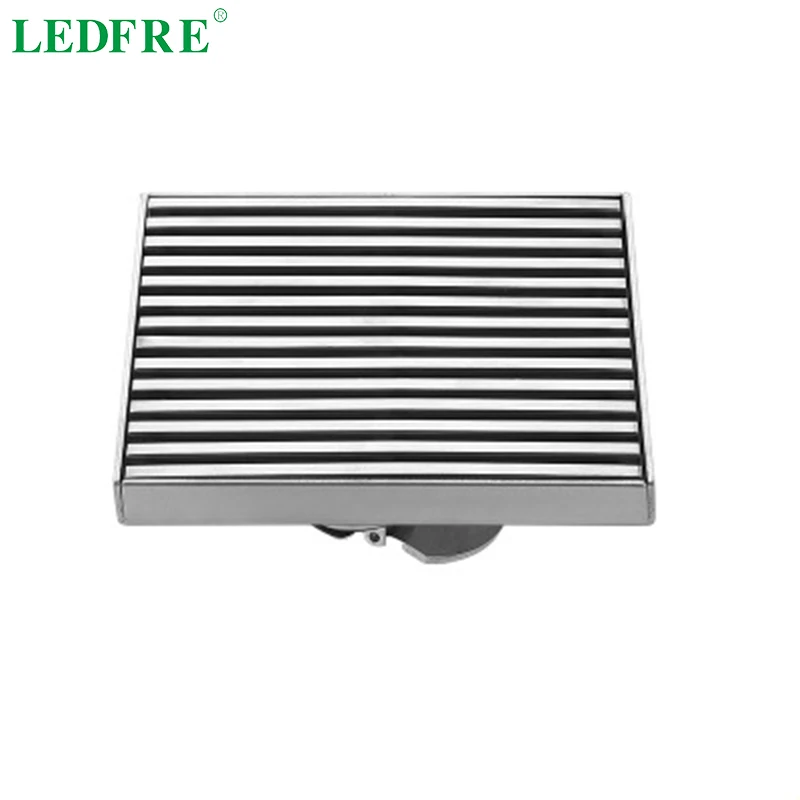 

LEDFRE 304 stainless steel shower floor drain large drainage drain floor insect proof/odor-proof for bathroom bathtub accessorie