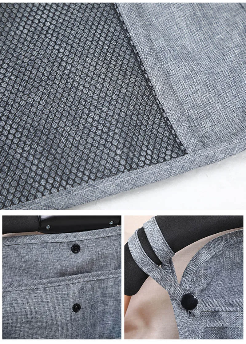 34x30cm Baby Stroller Storage Mesh Bag Large Capacity Diaper Bags Net Pocket Nappy Storage Organizer Carriage Bag Holder BB3127 (4)