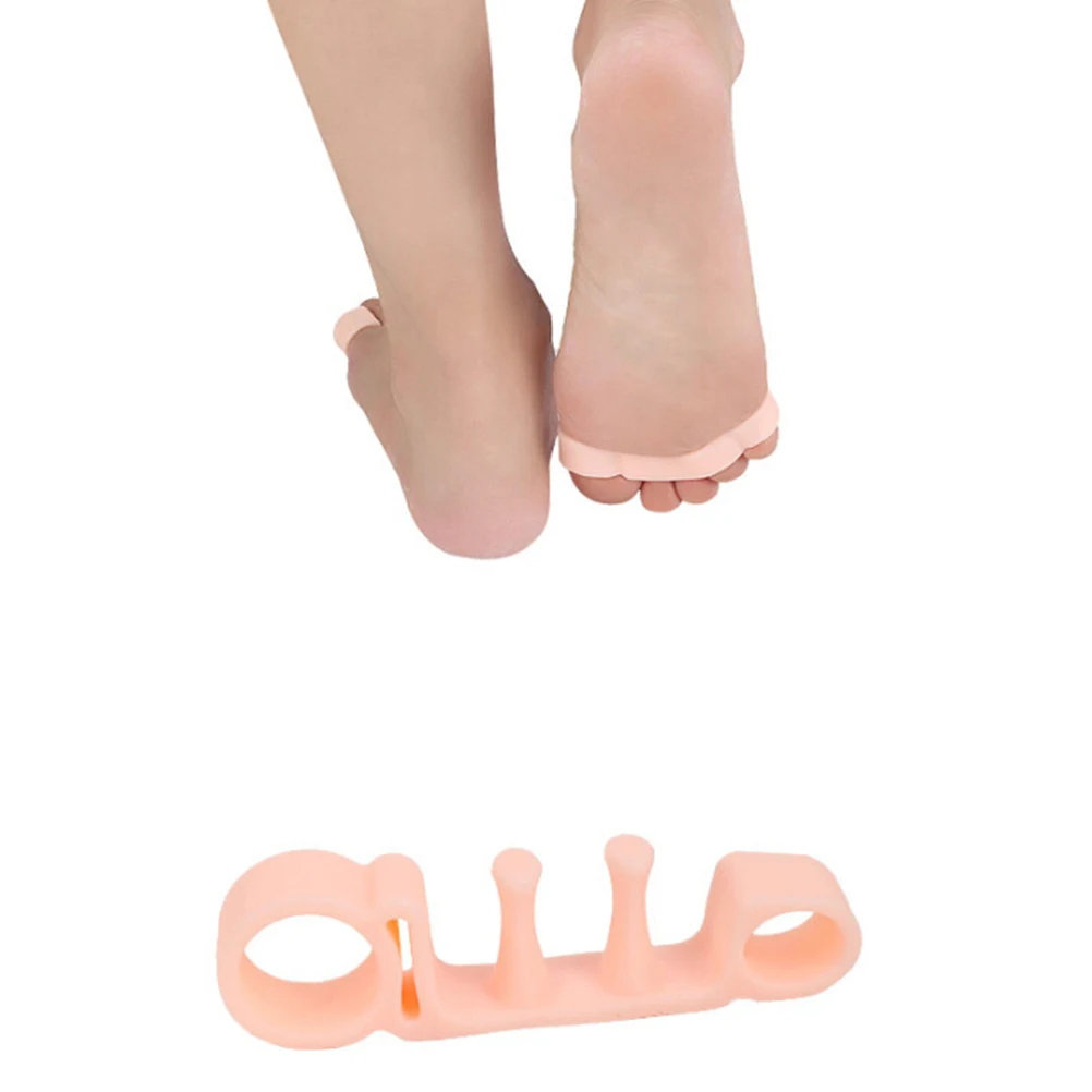Hallux Valgus Correction 1 Pair Silicone Foot Care Gel Bunion Protector Toe Separators Straightener Spreader Correctors
