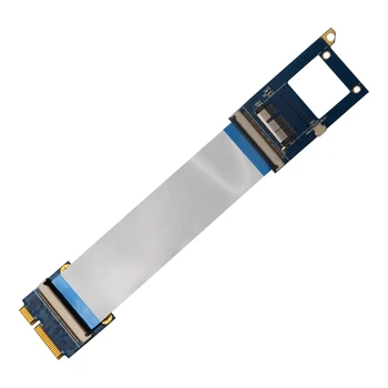 

Mini PCI-E to BCM94360CD Flexible Extender Cable 12+6Pin Adapter Support Wifi and Bluetooth for Mac OS Hackintosh