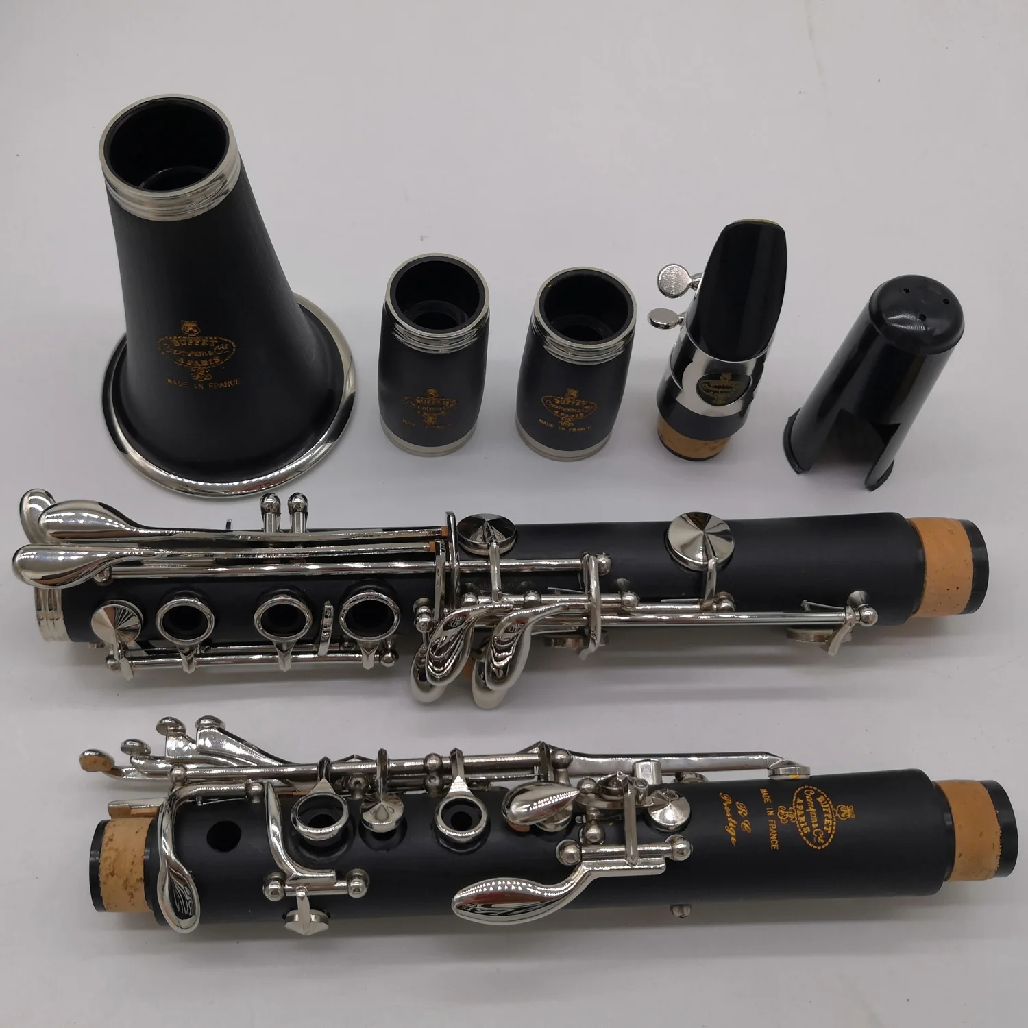 Professional Wood Clarinet RC PRESTIGE Mouthpiece Sandalwood Ebony Professional Clarinet Bb Student Model Bakelite