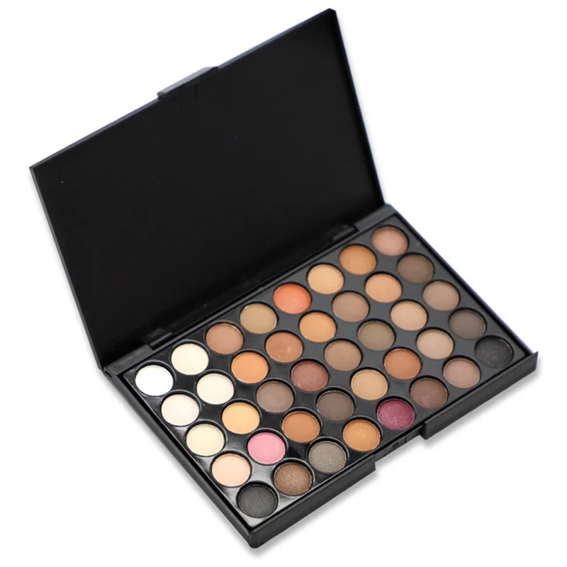 Палитра блестящих теней для век 40 цветов алмазная мерцающая пудра водостойкие