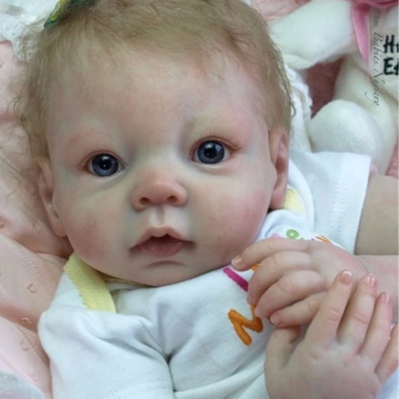 

DIY 20 inch Rebirth Doll Mold Silicone Simulation reborn baby Doll Creative Handmade Doll Gift Unfinished reborn kit parts