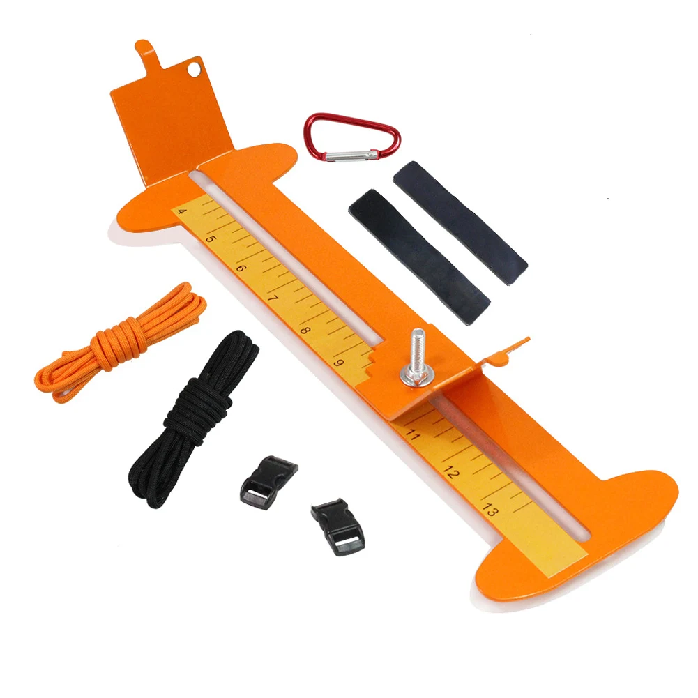 

Bracelet Knitting Tool Wristband Weaving Tool Metal Paracord Jig Versatile Expandable Bracelet Maker for Woodworking Measuring