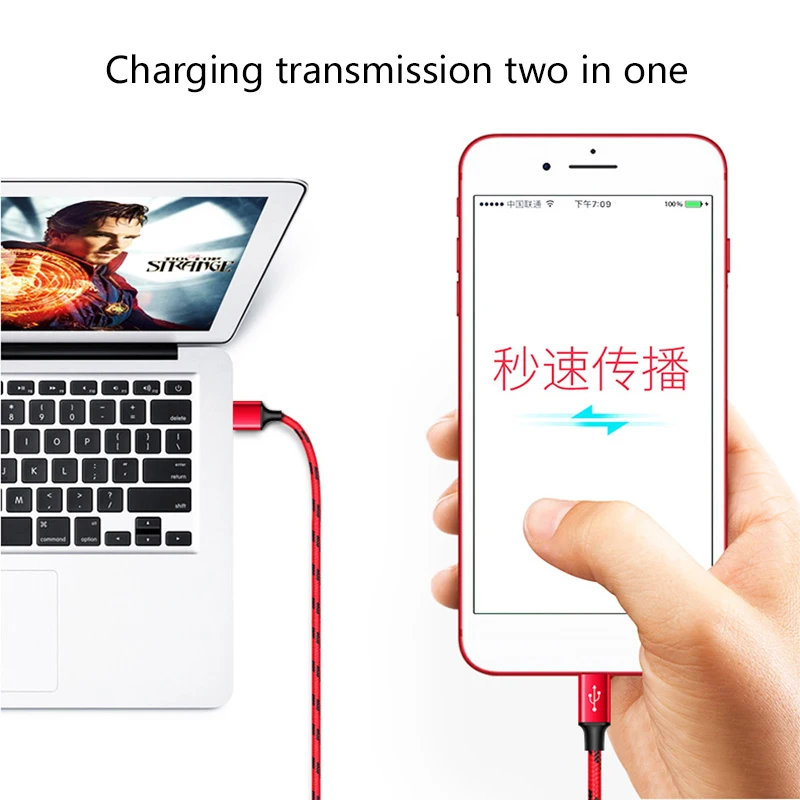 USB Micro кабель 5 м нейлоновый Плетеный Usb кабель для Xiaomi Mi9 Mi8 huawei V20 Nova4 samsung Redmi Note OPPO Vivo зарядное устройство