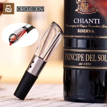 

Xiaomi CIRCLE JOY Stainless Steel Fast Wine Decanter Mini Portable Wine Filter Air Intake Bottle Pourer Aerator Family Bar