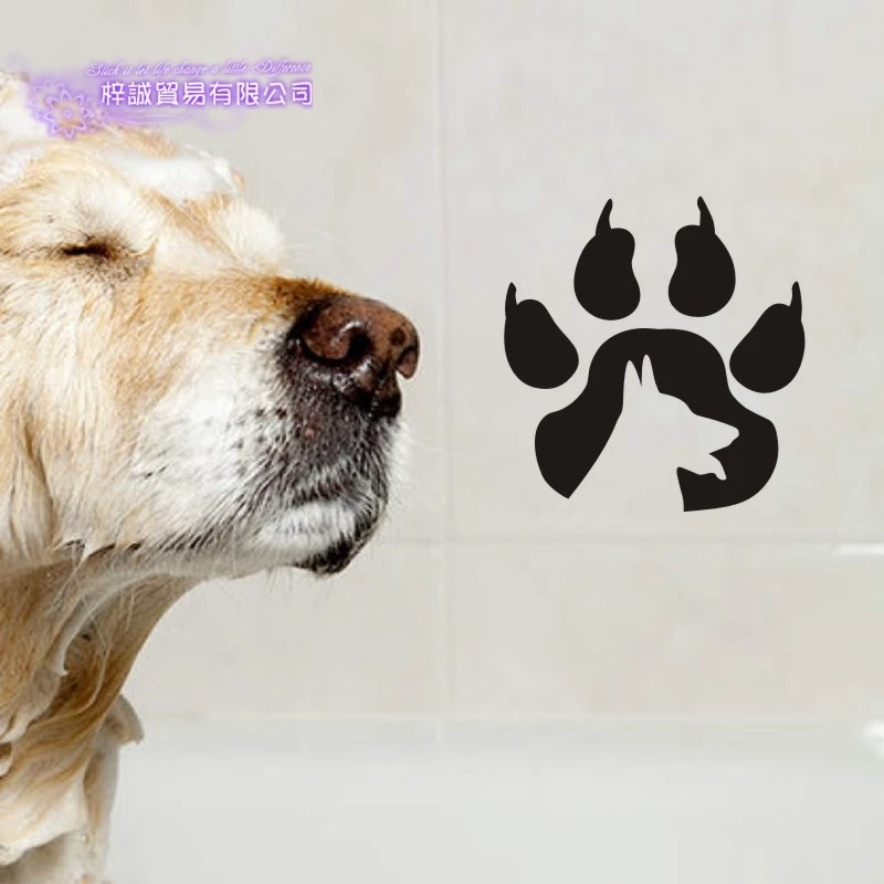 Grooming Salon Decal Pet Shop Sticker Poster Vinile Wall Art Decalcomanie Decor Murale Pet Clinic