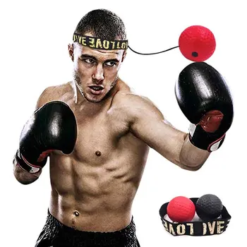 

Boxing Reflex Ball Bouncy Fight SpeedBall Level Boxing Ball with Headband Portable Training and Fitness Exercise Equipment