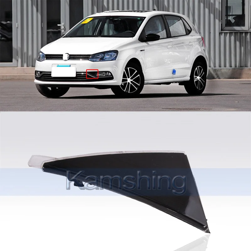 激安卸販売新品 Carbon Fiber Front Fog Light Air Duct Car Styling Accessories For Volkswagen Vw Polo 5 6r Fucoa Cl
