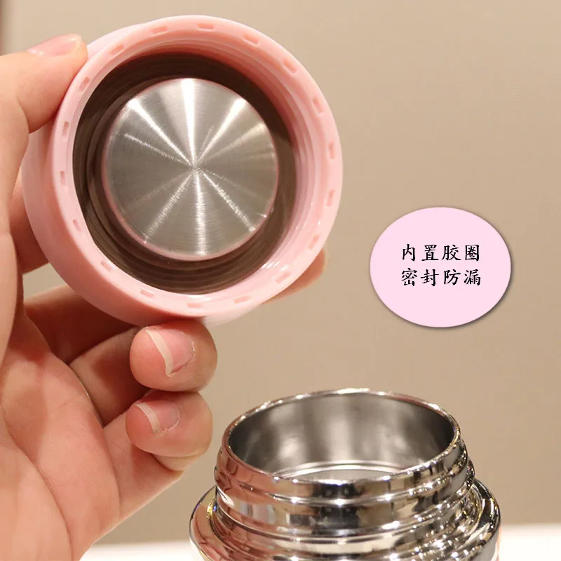 

With Tea Strainer Insulated Cup Women's Simple Glorious Students Tea Portable Cute Large Capacity Glass GIRL'S Heart INS