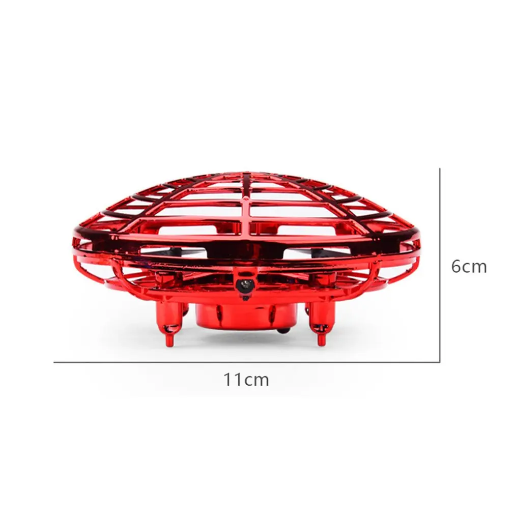 MINI RC Drone with Sensors 2.4G 4CH Quadcopter Gyro Fly Ball Smart No remote control Shatterproof Pocket UFO safe Toys for Kids