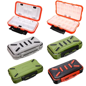 

Fishing Tackle Boxes Double Layer Compartments for Carp Fishing Lure Hook Accessories Waterproof Fishing Box Storage Case