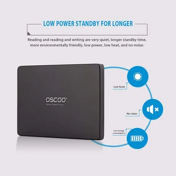 

Oscoo SSD HDD 2.5 SATA3 SSD 120GB SATA III 240GB SSD 480GB SSD 960gb 7mm Internal Solid State Drive for Desktop Laptop PC
