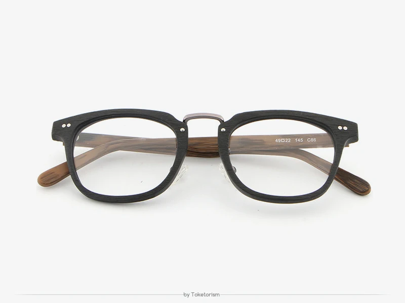 Toketorism трендовые оптические очки из Искусственного Дерева, оправа для мужчин и женщин, винтажные ацетатные очки 520