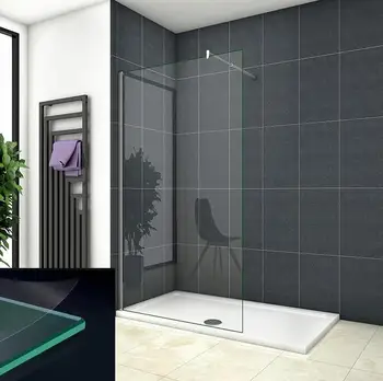 

Shower screens Panel fixed screen laminated glass film Security explosion-proof 8mm-bar 70-120cm