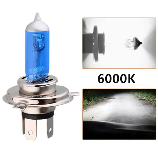 Super White Yellow Halogen Bulb H4 H7 12V 100W 3000K 4300K