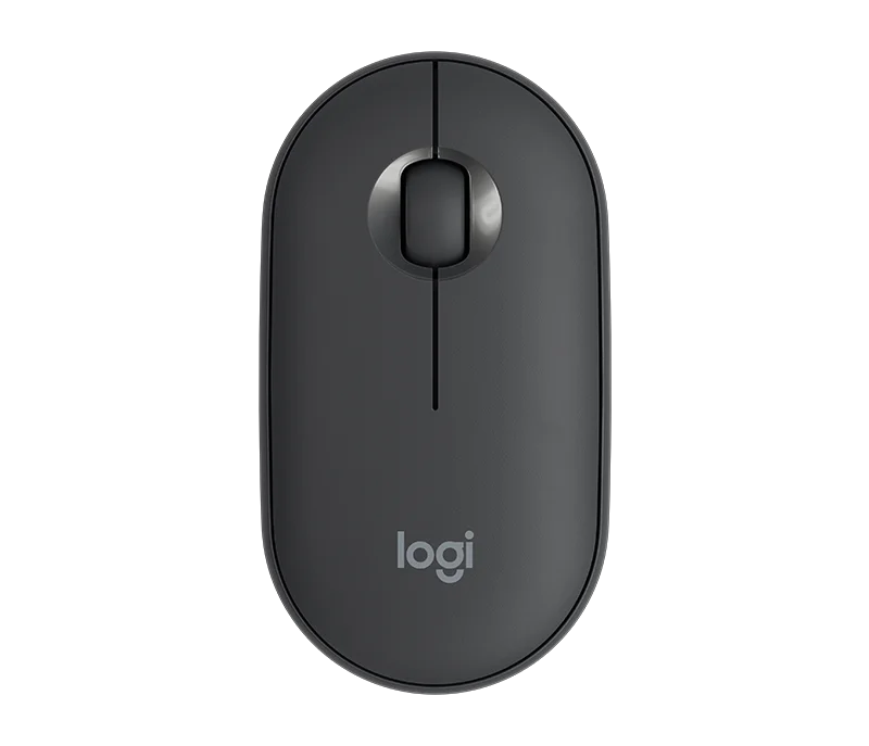 Pebble Mouse Black Беспроводная клавиатура с Bluetooth для нескольких устройств logitech K380 черный/синий/розовый/белый/красный Windows MacOS Android IOS хромированная ОС - Цвет: Pebble Mouse Black