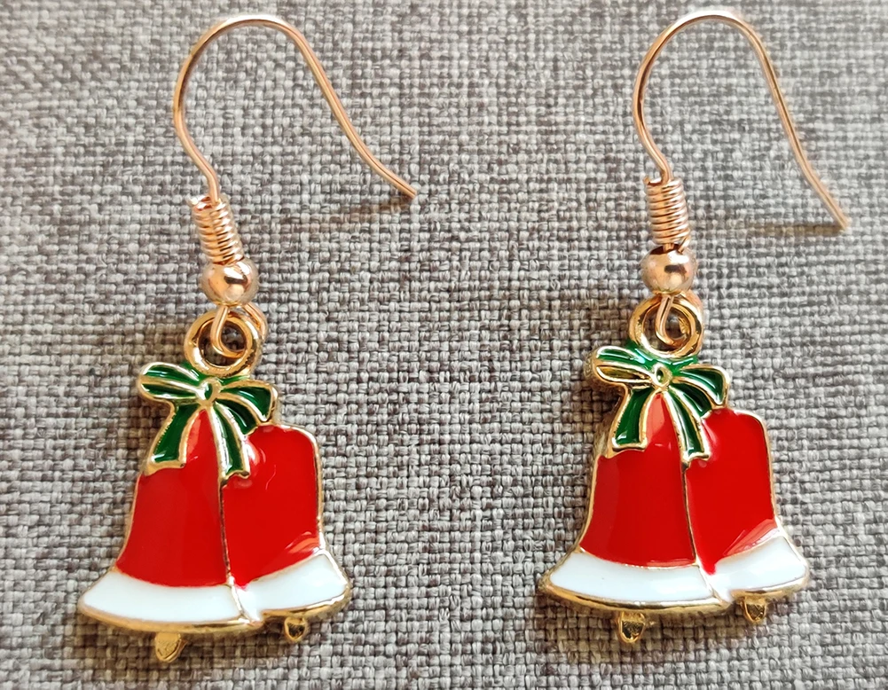

2019 New Christmas Bells Holiday Earrings Fashion Jewelry