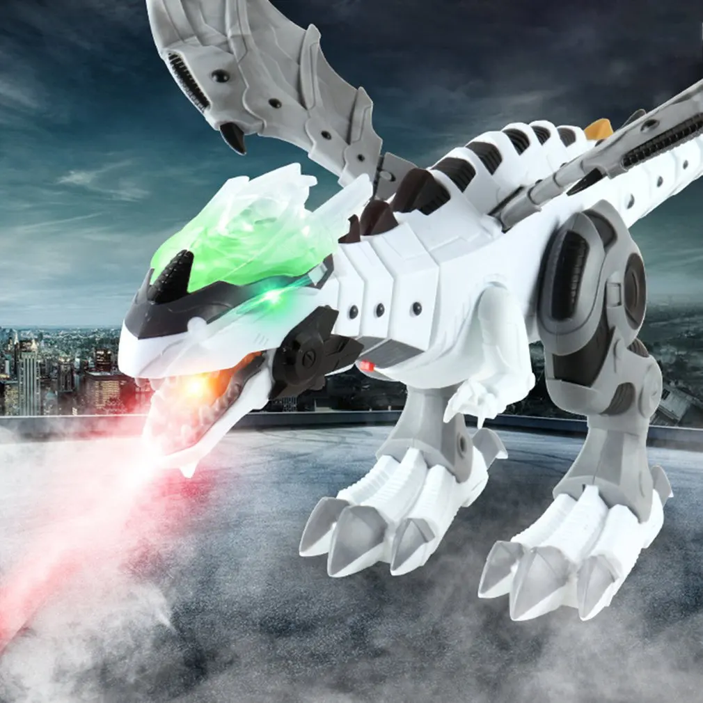 

Mechanical Spray Dinosaur Electric Spitfire Mechanical Dragon Large Model Toys Electric Simulation Dinosaur