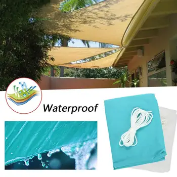 

Shade Sail Canopy Outdoors Durable Oxford Cloth Portable Waterproof Shade Canopy Gazebo Practical Awning Moisture Proof Travel