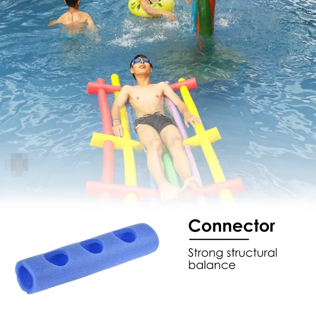 Keresztirányú Tésztacsatlakozó Medence Úszás Úszó Tészta Építő Vízi Játék Csatlakozás Úszómedence Kiegészítő Edzés Segédeszközök Kék - Image 2