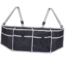 Многофункциональный автомобильный органайзер для багажника, аксессуары для салона автомобиля, сумка для хранения на заднее сиденье, коробка, черная велосипедная Экипировка, футбольное оборудование