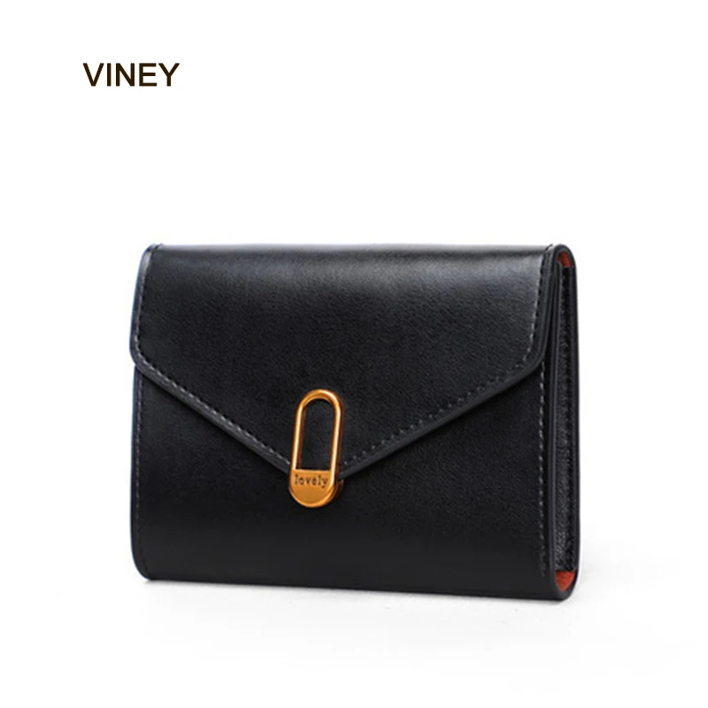 

Short Women's Wallets 2020 Fashion Bifold Genuine Leather Multi Function Purse