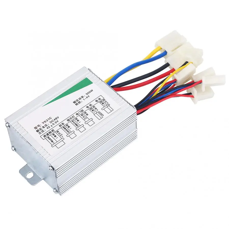 48V 500W с долговечным двигателем Матовый контроллер коробка для электрического велосипеда Скутер E-велосипед, способный преодолевать Броды для Аксессуары для электрического велосипеда