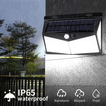 

Solar Powered By Sunlight Waterproof for Outdoor Wall Street Decoration Garden Solar Lamp PIR Motion Sensor LED Solar Light